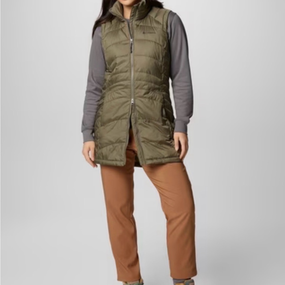 Columbia Women's Green Quilted Vest